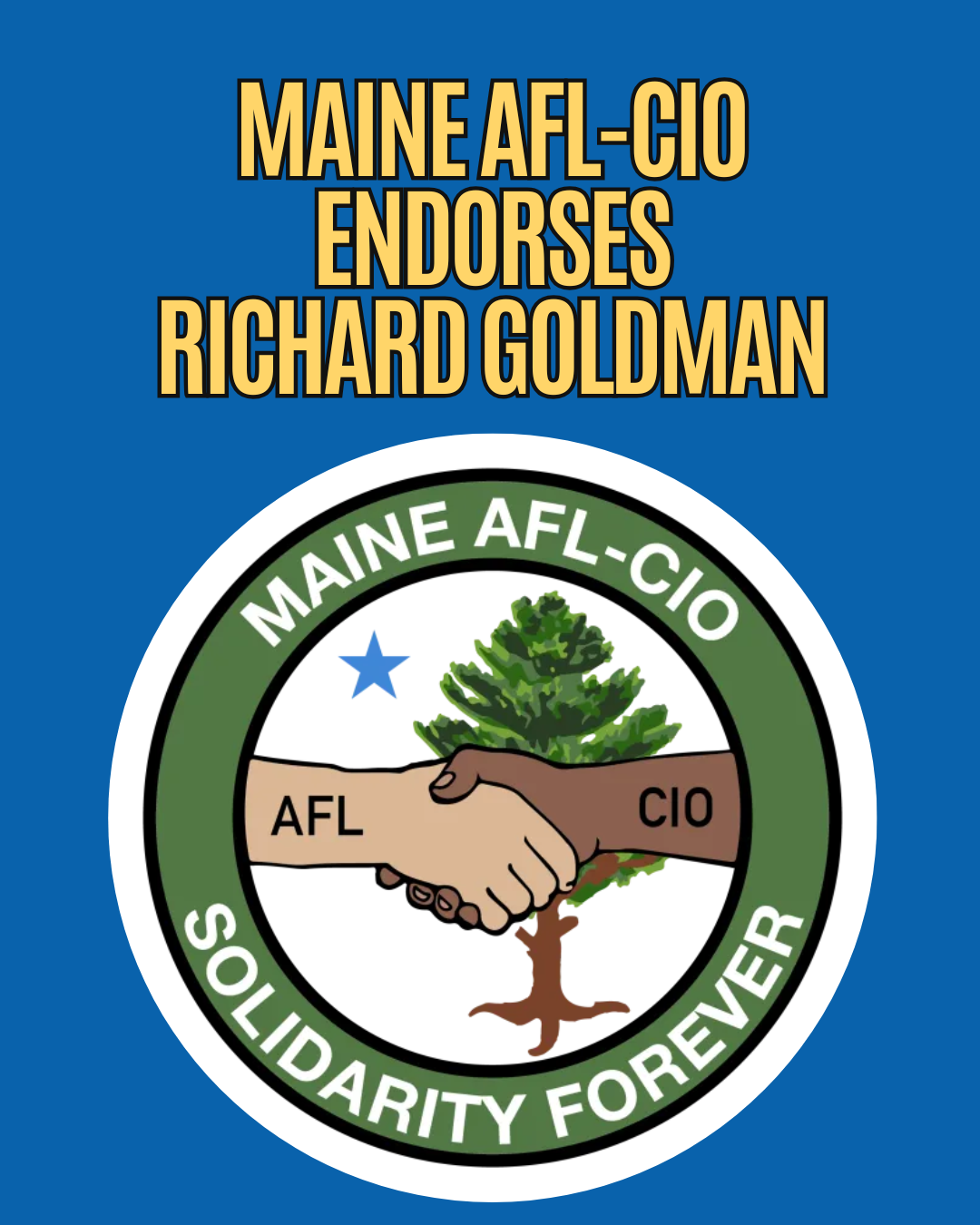 Maine AFL-CIO Endorses Richard Goldman for House District 53